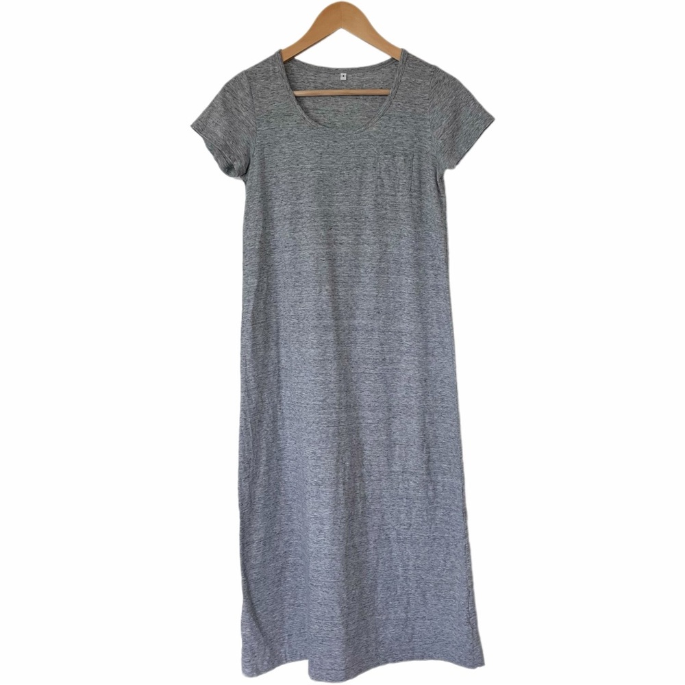 Muji Gray Maxi Dress